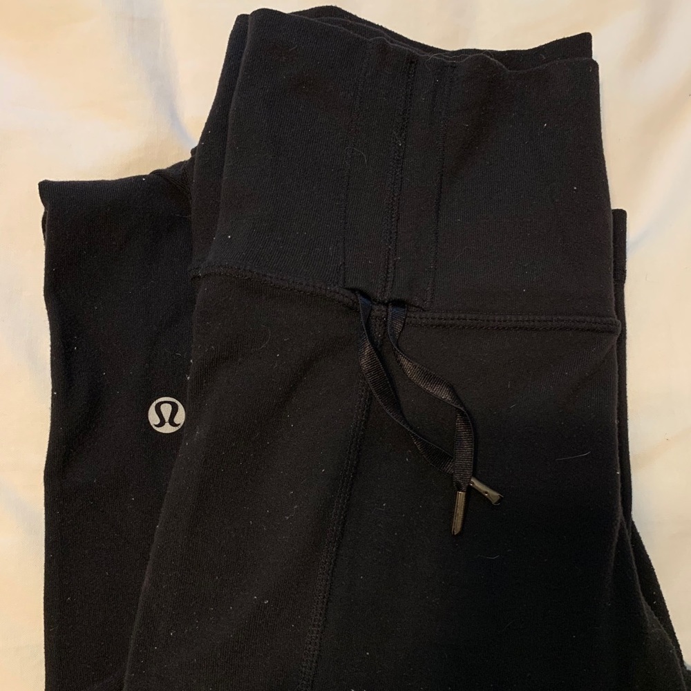 Black Lululemon Bellbottom Leggings